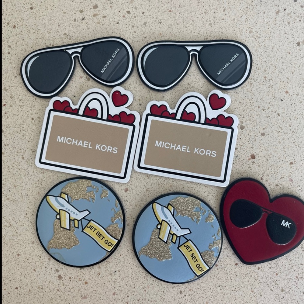 New Michael kors bag leather stickers (7 pieces )